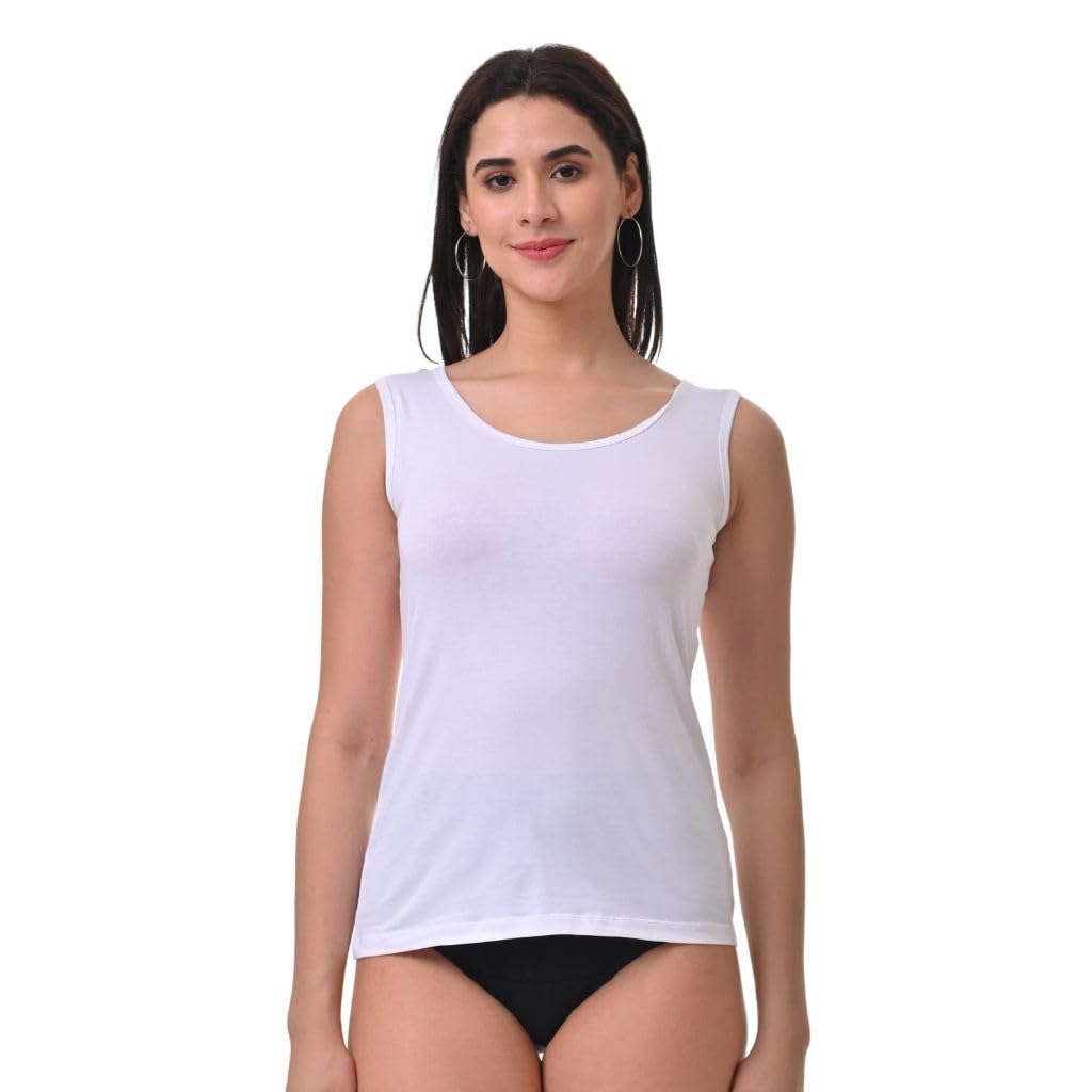 Adira | Inner Tank Top Women | Inner Tank Top | Wide Fabric Shoulder | Round Neckline | Offers Full Coverage | Pack of 1-picture-46
