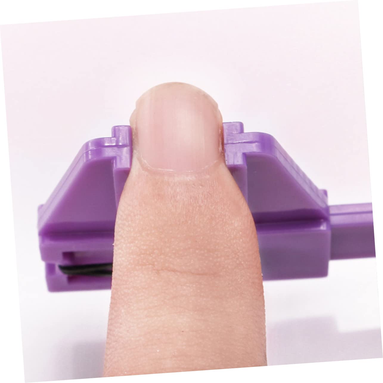 FOMIYES 5pcs Nail Extension Clip Nail Extension Locating Clamps Nail Fixing Clips Nail Clips Clamps Nail Tip Clamp Manicure Clamp Nail Art Nails Gel Nail Salon Supply PVC Nail Supplies Uv