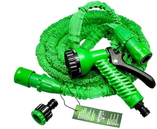 YUWIND Manguera de jardín extensible de alta resistencia con 7,5 metros de longitud y múltiples modos de riego | Accesorio indispendable para tu jardín