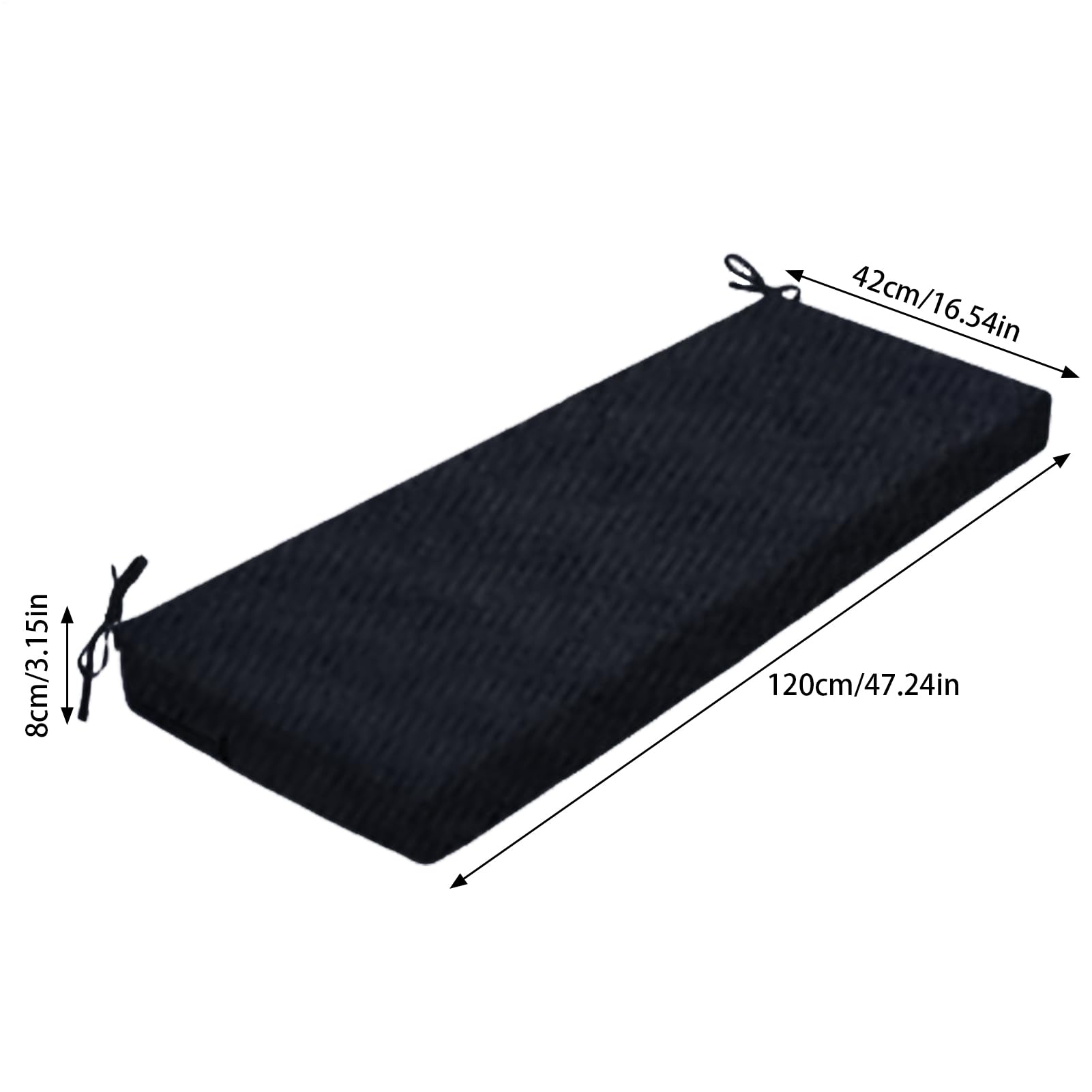 Cuscino per panca da terrazza, cuscino per banchetto, Swing Cushion Swing Imperpano - Cuscino per divano morbido non scivolato, sostituzione della sedia per mobili per divano portico