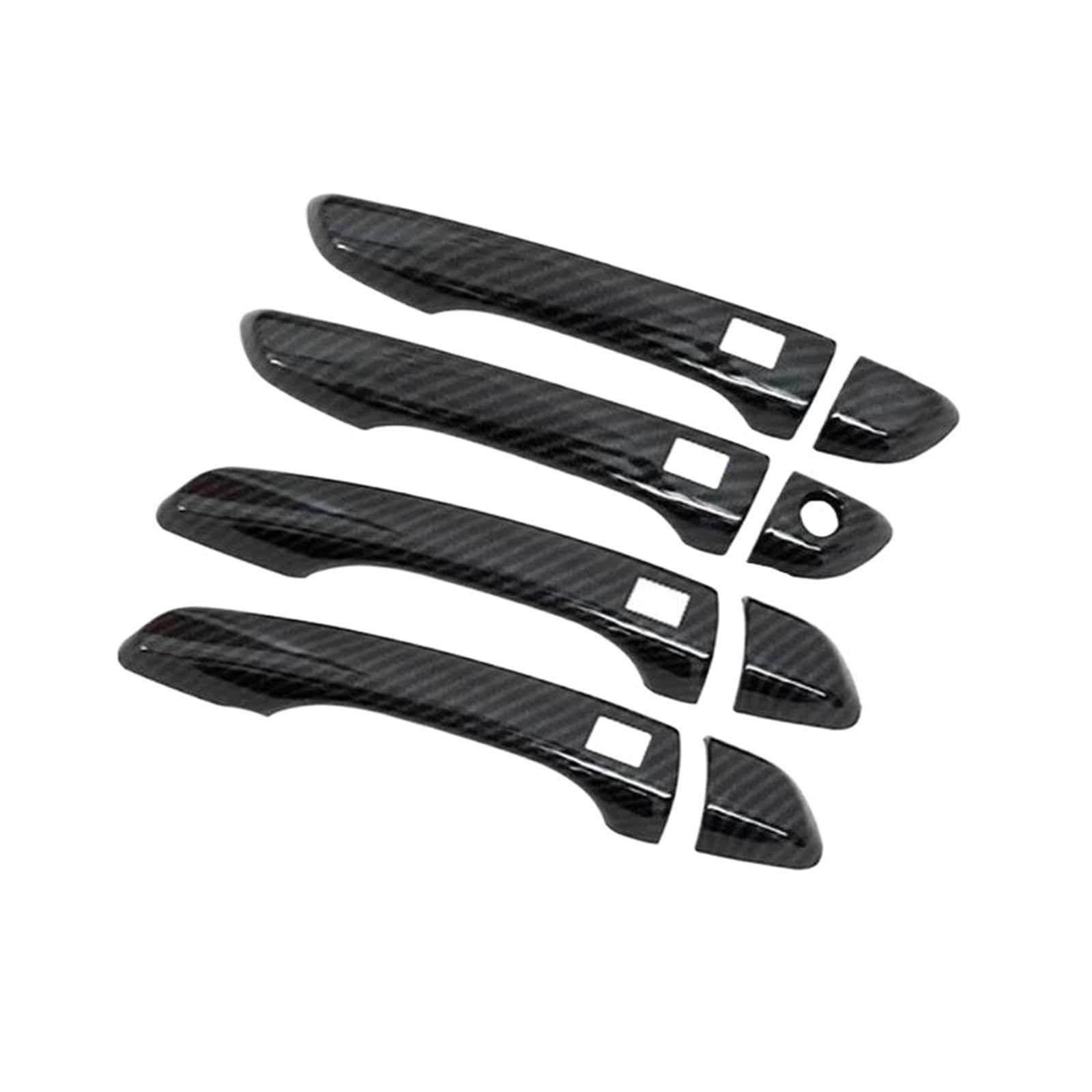 GETPZPZHMQ Boot Mat Liner Tray for Citroen for C4 for MK3 2021-2024 LHD Car Door Handle Cover Trim(4 keyless 6)