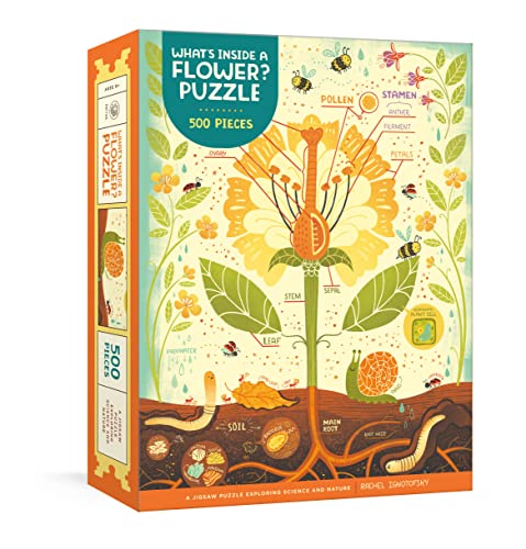 What's Inside A Flower? Puzzle: Exploring Science And Nature 500-Piece Jigsaw Puzzle Jigsaw Puzzles For Adults And Jigsaw Puzzles For Kids #TOP17