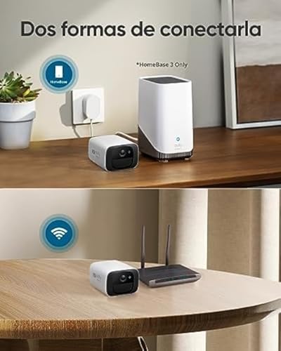 eufy Security SoloCam C210, Camara vigilancia WiFi Exterior, Camara de vigilancia Exterior, resolución 2K, IP67, sin cuotas mensuales, No se Requiere HomeBase