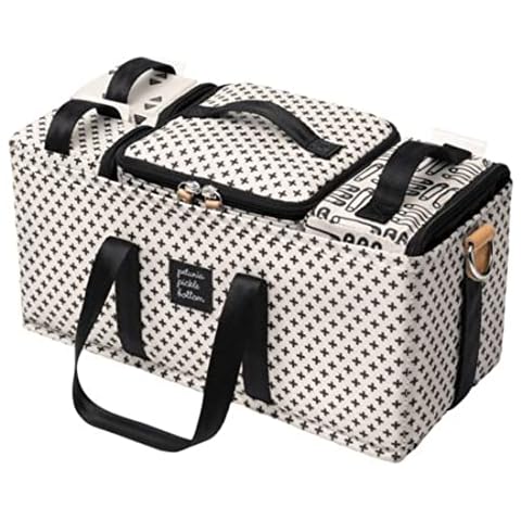 Petunia Pickle Bottom Diaper Caddy | 3-in-1 Caddy for Organization | Perfect Baby Caddy to Keep Everything Organized in Diaper Bag, Stroller, or Nursery | Machine Washable | Positive Cover