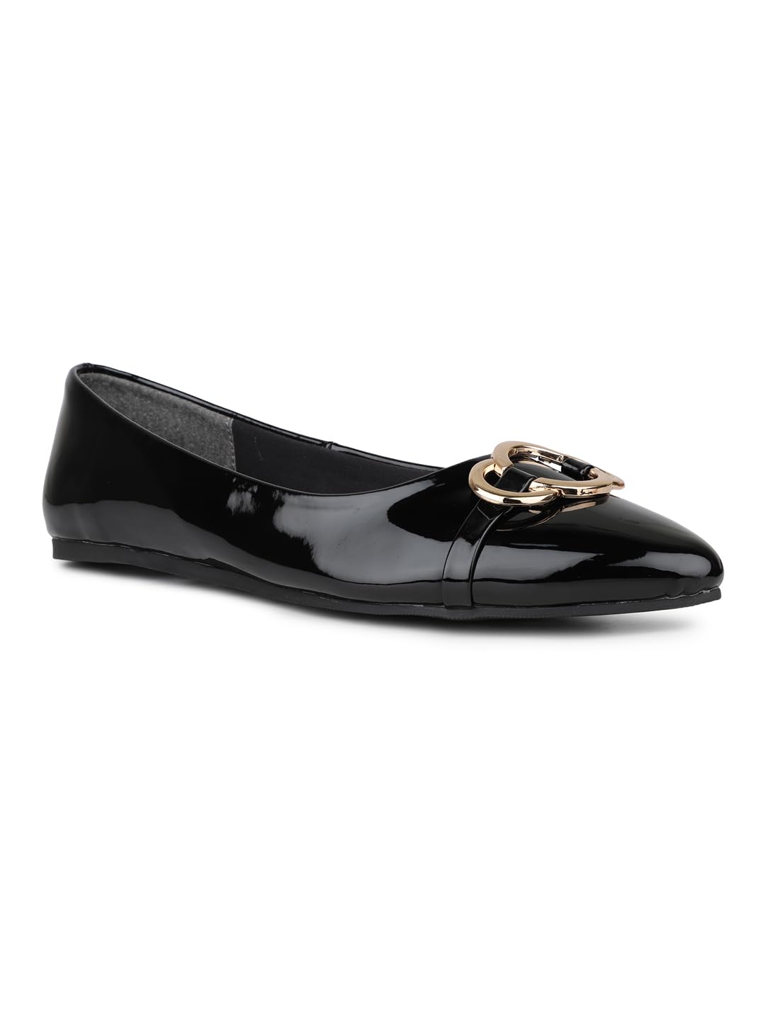 inc.5 Womens Womens Black Casual Solid Pointed Slip on Ballerina Ballet Flat-picture-40
