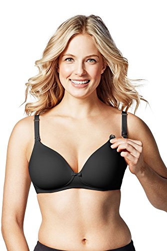 BRAVADO! DESIGNS Women's Maternity Buttercup Nursing Bra, Black, 36D BRAVADO! DESIGNS Women's Maternity Buttercup Nursing Bra, Black, 36D