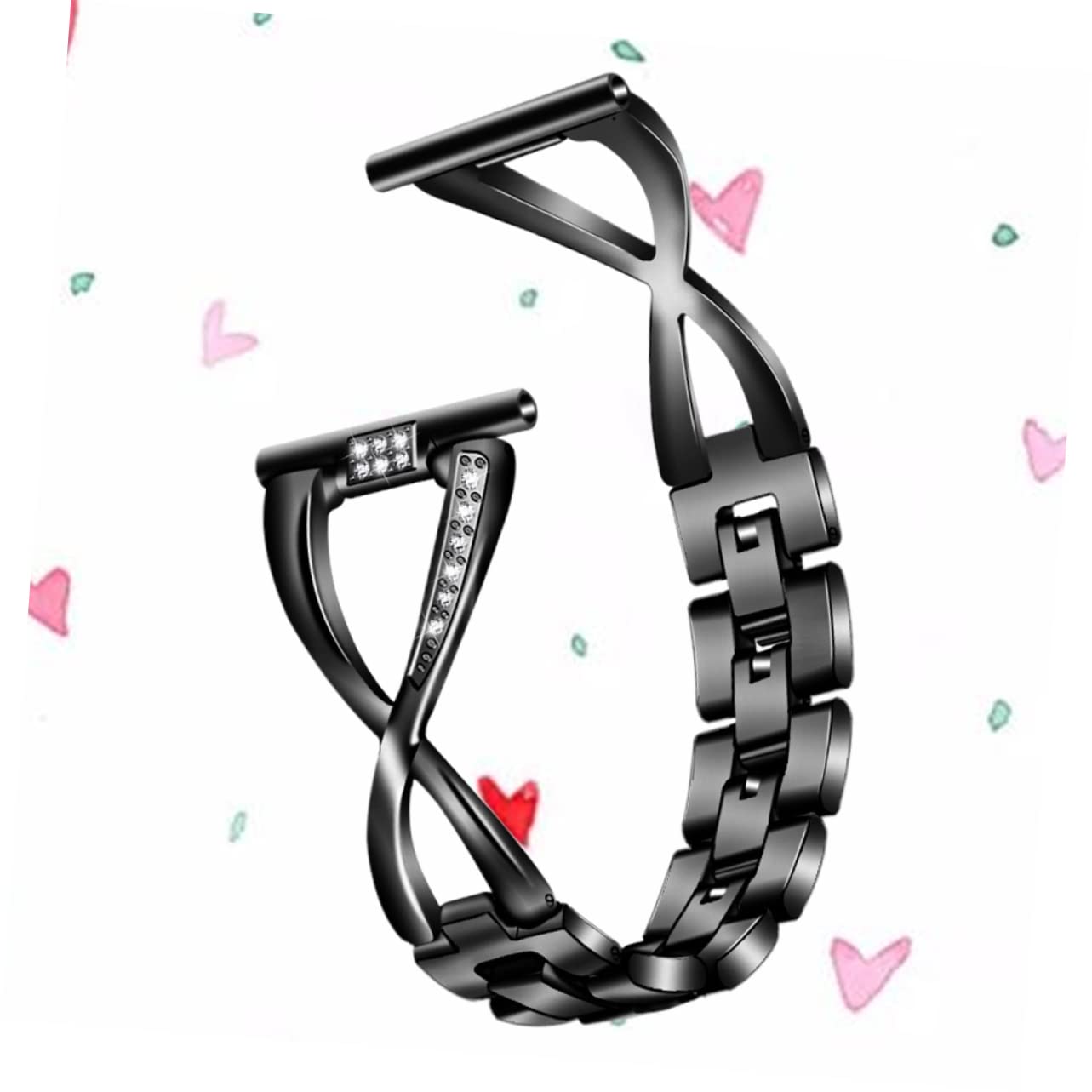 EXCEART Correa Rhinestones Compatible con Relojes Elegante y Cómodo Negocios o Formales