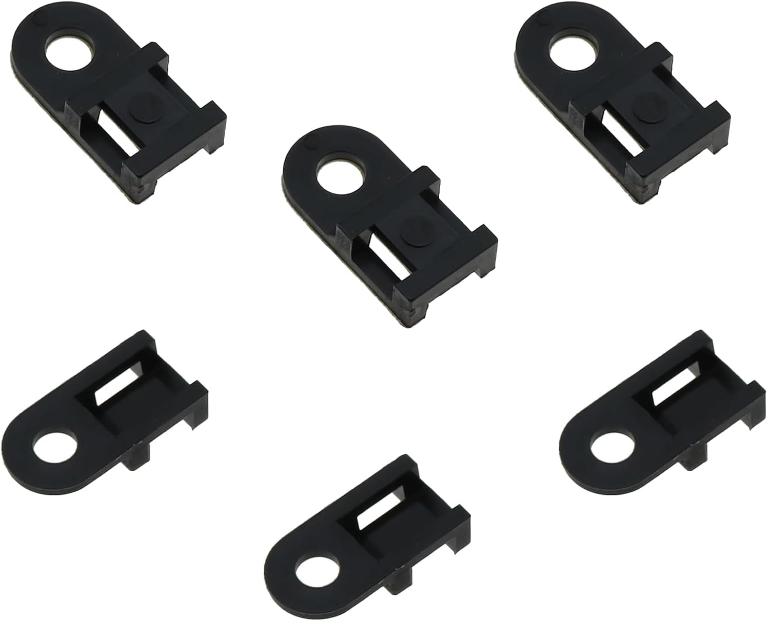100 Pcs Saddle Type Cable Tie Bracket Plastic Tie Fixing Seat For Fixing Wires and Cables in A Regular Manner