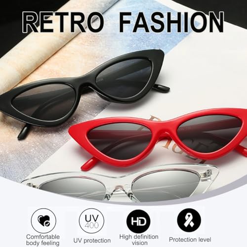 Little girls cat-eye sunglasses Fashion Retro narrow-edged sunglasses for Kids Suitable for outdoor beaches3