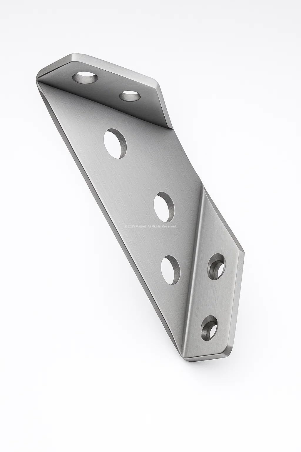 Proalet Yönsüz Köşe Bağlantı Aparatı, 155x70x20 mm, Delikli Metal, Montaj Plakası, Ahşap, Raf, Masa, Dolap Bağlantısı, Mobilya Montaj Parçası, Dayanıklı, Galvaniz Kaplama, Bağlantı Elemanı (4 Adet)