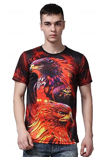 YELLOW TREE Reliable Polyester Printed Tees for Men (T-Shirt-01)