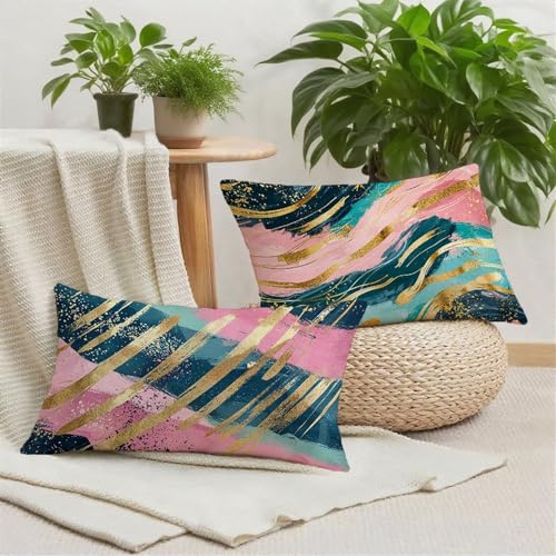 Housse coussin exterieur impermeable en lin de qualité pour oreiller de salon - 4