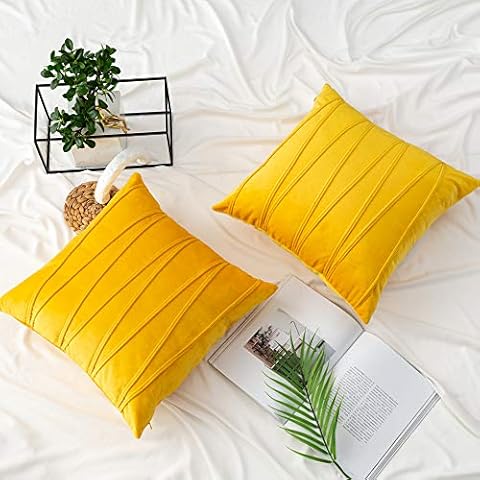 UPOPO Cojines Raya Sofa Terciopelo Funda Decorativos Cojin Salon Cama Cover