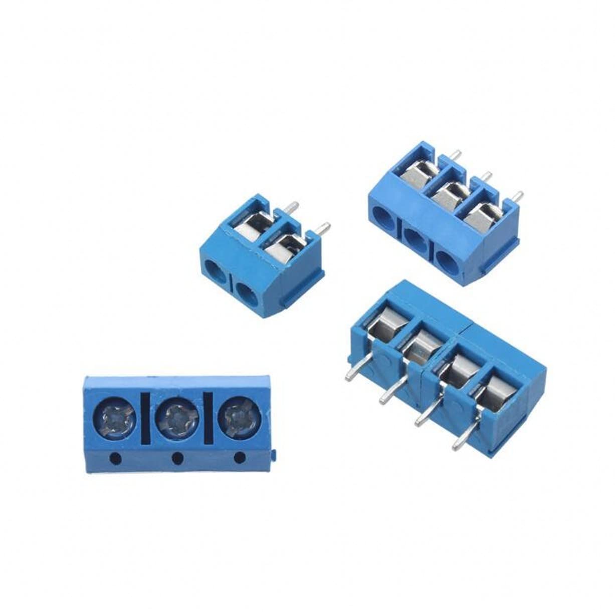 Amazon.com: WellieSTR 300pcs 5.08mm Pitch KF301-2P 3P 4P Pin PCB Mount ...