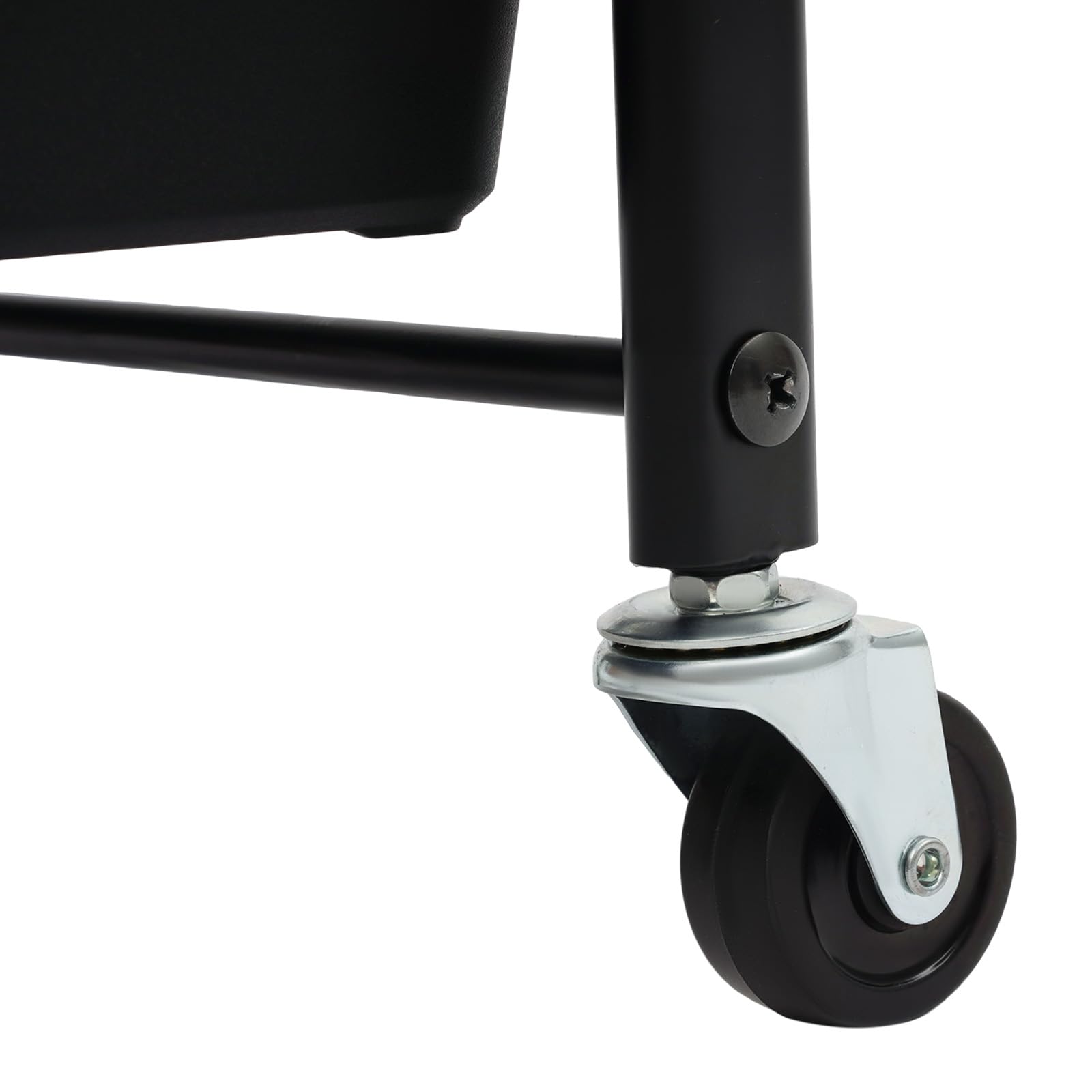 Carrello per salone di bellezza, con 3 cassetti e vassoio girevole a 360°, con ruote, per poggiapiedi, pedicure, manicure, fino a 75 kg