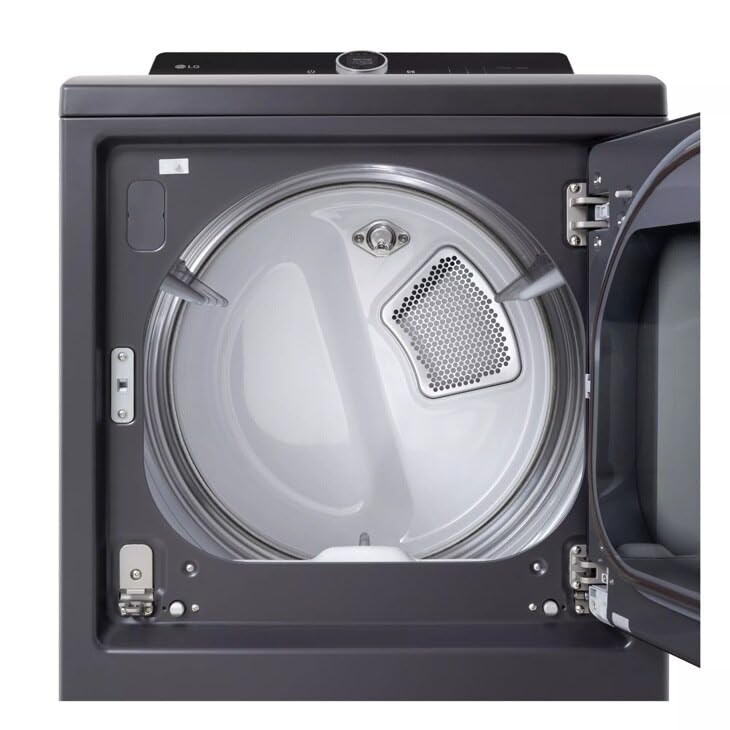 Image of LG 7.3 Cu. Ft. Vented Smart Gas Dryer in Matte Black