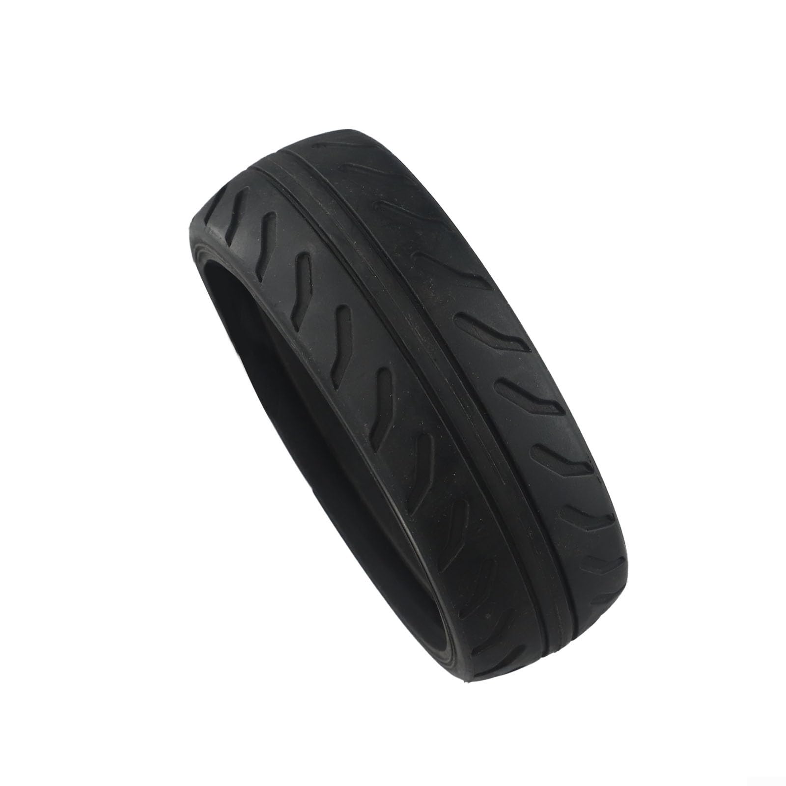 Electric Scooter Solid Wheel 5 Inch 5 * 1.6 5.5x2 5X2 Rubber Tire Replacement Parts For E-Scooter Accessories Non-Slip Black(solid tire)