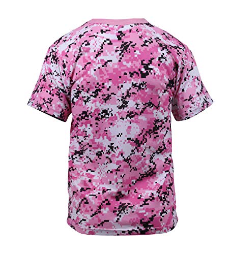 Image of Rothco Camo T-Shirt | Men's Short Sleeve Camouflage Crew Neck Base Layer Rugged Outdoor Hiking Workout Gym Tee Shirt