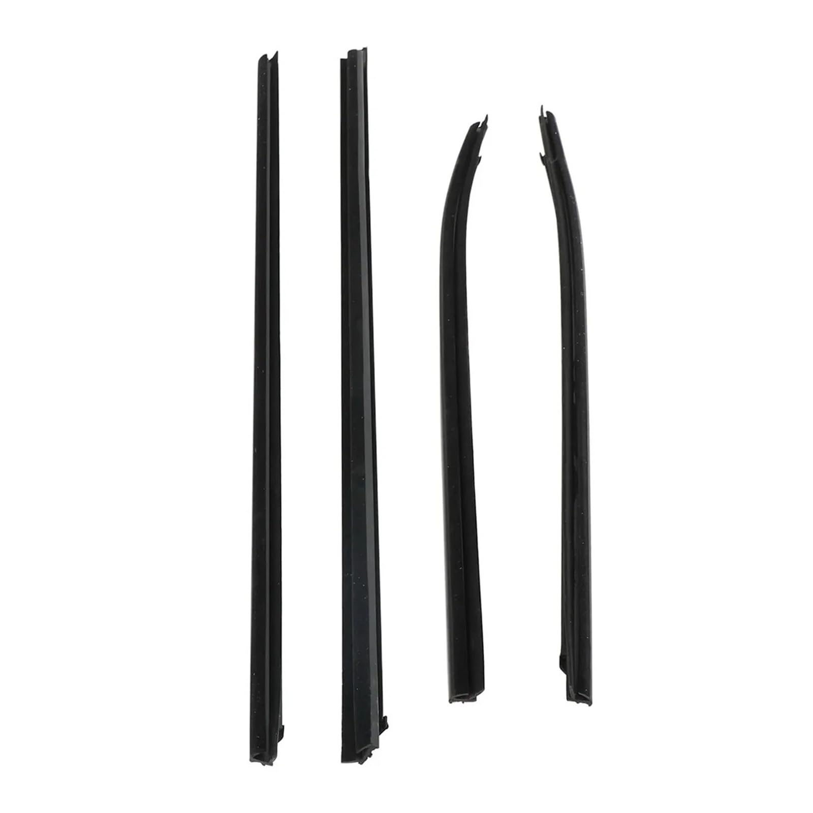 Rubber Seal 4PCS for Isuzu for D-MAX for DMAX 4dr 2012-2018 Outer Windows Rubber Weatherstrip Door Sealing Belt Moulding Trim Strip