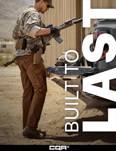 Image of CQR Men's Tactical Pants, Water Resistant Ripstop Cargo Pants, Lightweight EDC Work Hiking Pants, Outdoor Apparel