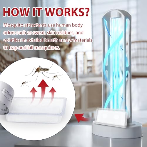 Image of 6 Bug Mosquito Zapper Lures Attractant Bait Refill, Mosquito Lure Biting Cartridge for Fly Traps, Compatible with All Flying Insect Mosquitoes Trap