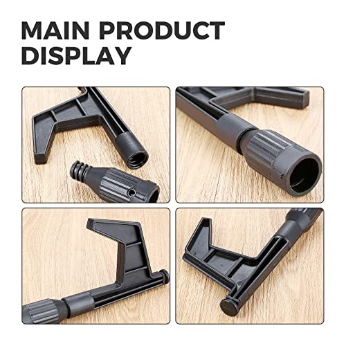 Yetaha 2Pcs Boat Hook Attachment, 8.26" X4.13" Black Nylon Hook Head Replacement, Handy Hook Boating Accessories For Extension Pole #TOP6