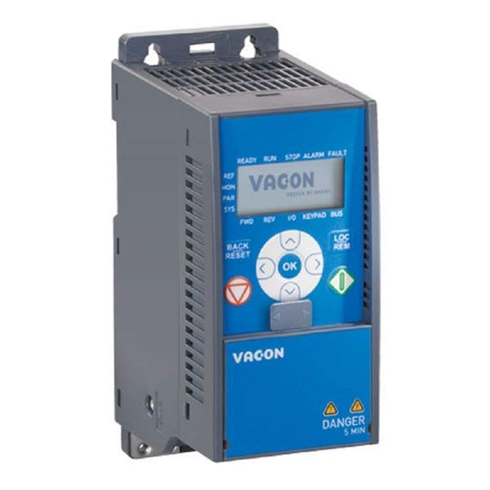 VACON DANFOSS 20 INVERTER VSD VARIABLE FREQUENCY DRIVE/CONVERTER AC MOTOR SPEED CONTROLLER 3 PHASE 380-480VAC 0.75KW 3 AMP 1HP
