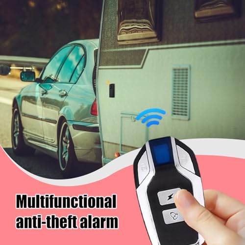 Alarma moto 110dB antirrobo inalámbrico con mando a distancia para seguridad de vehículos 2