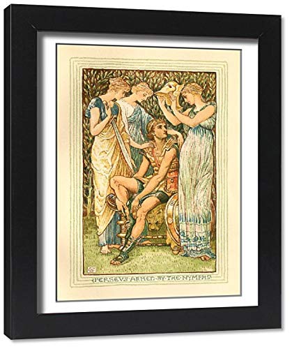 Media Storehouse Framed 14x11 Print of Perseus Armed by The Nymphs - Greek Mythology (18305699)