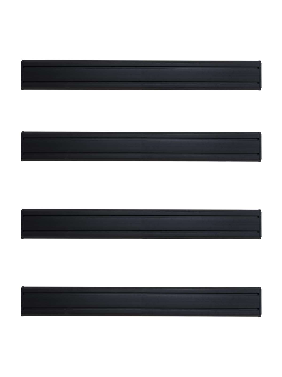 Slat Wall Paneling Garage Tool Organizer Wall Mount 48"L x6"H, 4 Pack, Black Slatwall Panels Garage Wall Organizer Heavy Duty, Easy Installation,