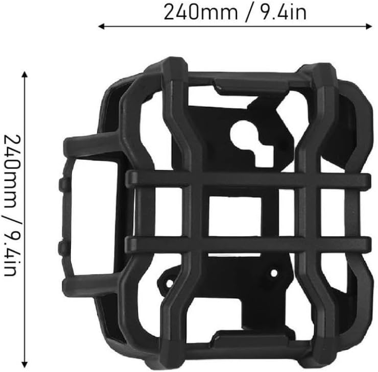 2PCS Impact Resistant Black Rear Taillight Cover Guards Compatible with Automotive Motorcycle Parts JL 2018 2023