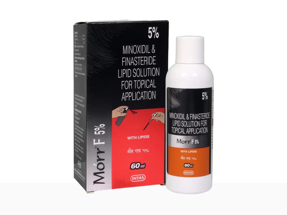 Morr F 5% 60ml Solution with Minoxidil and Finasteride