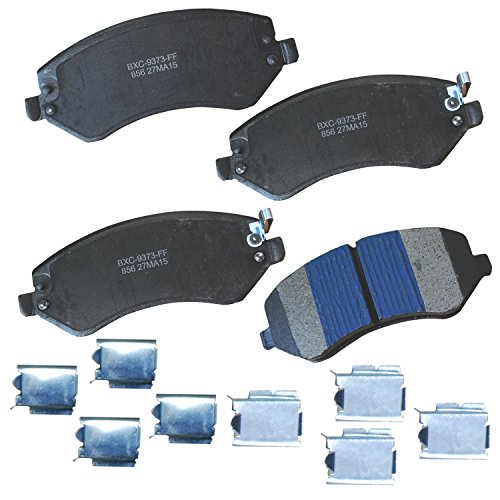 Image of Bendix Premium SBC856 Ceramic Front Brake Pads for Chrysler Town & Country 2007-2003, Voyager 2008-2001, Dodge Caravan 2007-2001, Grand Caravan 2005-2001, Jeep Liberty 2007-2002