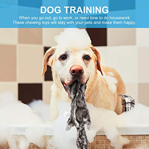 BESPORTBLE Cão Brinquedos Sibilantes 4Pcs Recheio Do Filhote de Cachorro de Pelúcia Brinquedo Para R