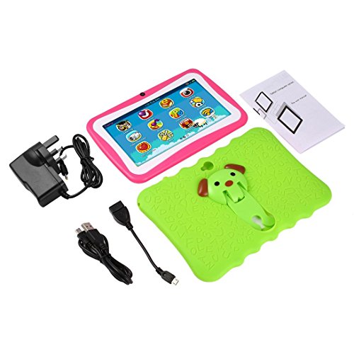 Swiftswan 7 Inch Quad Core Children Learning Tablet PC 512MB RAM+8GB ROM for Android 4.4