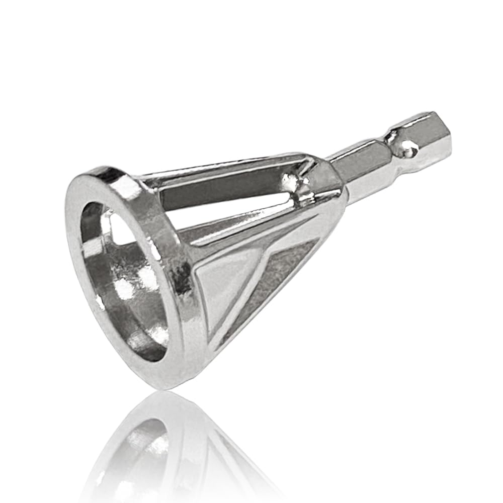 1PC Deburring External Chamfer Tool for Metal Hex Shank High Speed Steel Chamfering Bolt Deburring Tool for Burr Removal HE021-S