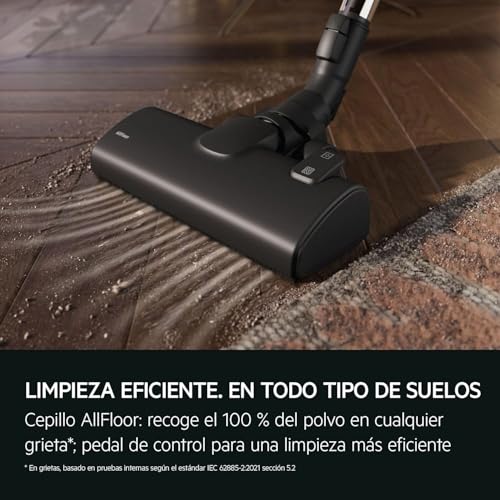 AEG Aspiradora de Trineo Sin Bolsa AL51C1DRF, 1000W, Filtro Hygiene Lavable, 78dB, Depósito de 2L, Radio de Acción de 9m, Adecuado para Suelos Duros y Alfombras, Rojo - imagen 3