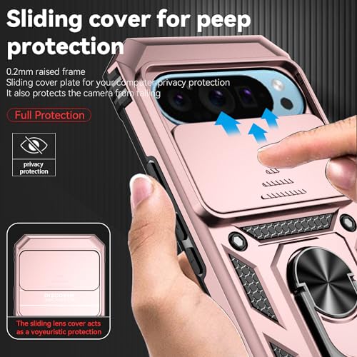 Coque Pixel 9 de qualité militaire avec béquille et support voiture - 3