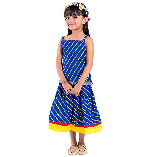 Image of DIAMO Ethnic Wear Traditional Style Lehenga Choli for Baby Girls