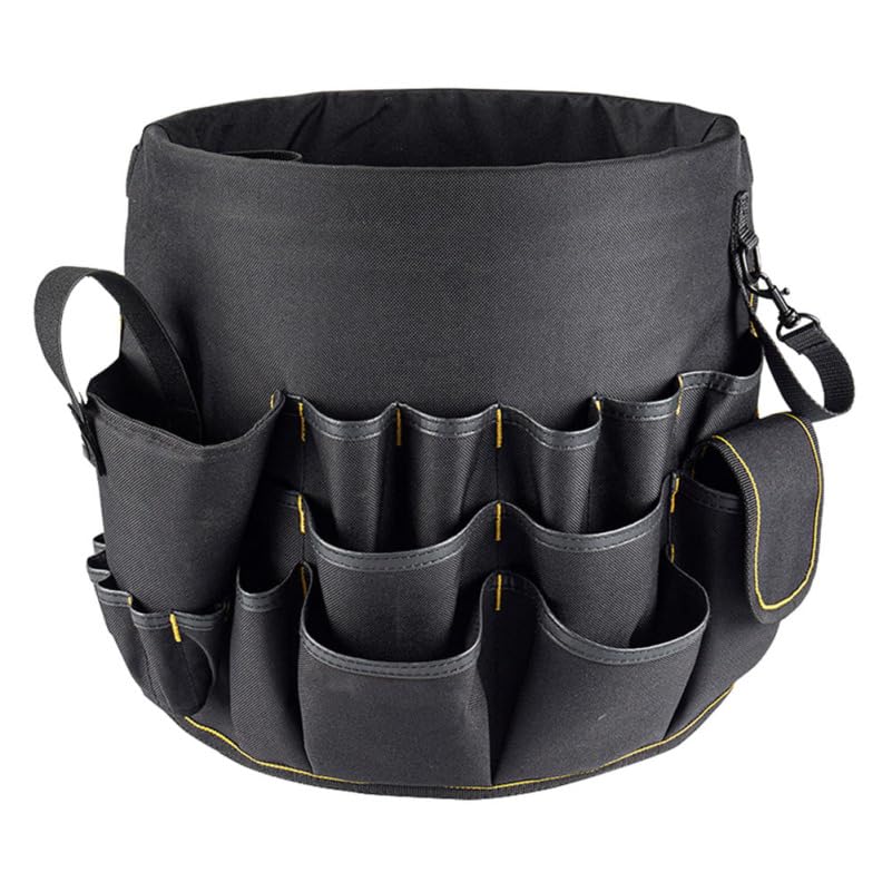 DOITOOL Tool Box Bucket Organizer Garden Tool Bag Tool Storage Organizer Tote Pouch Tool Bag Partition PE Material Multifunction