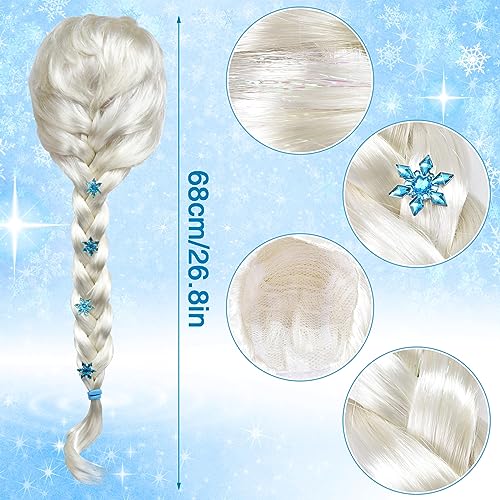 Latocos Light Up Frozen Elsa Costume For Girls Kids Princess Dress Up Cloths For Little Girls Birthday Halloween Cosplay thumb #6