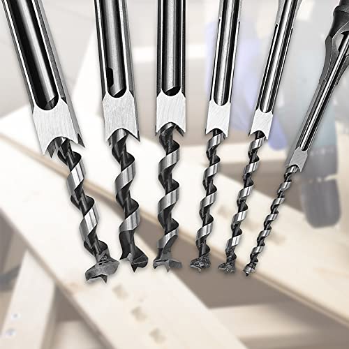 6 Pezzi Trapano Foro Quadrato Mortasatrice