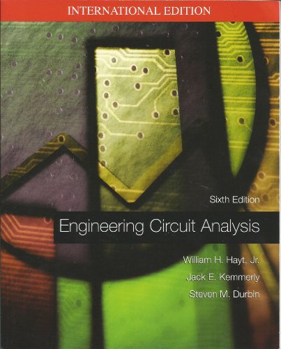 Engineering Circuit Analysis: SIXTH EDITION 0071122273 Book Cover