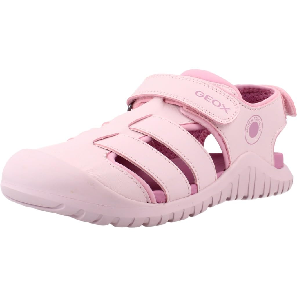 Geox J S. FUSBETTO PRO GI Sandal, Pink/DK Pink, 33 EU