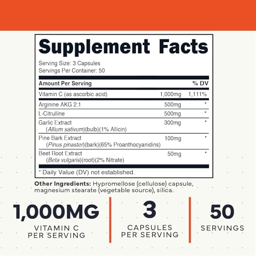 Image of Type Zero Nitric Oxide 6X Booster, 150 Veggie Capsules - Natural Supplement - Beetroot, Arginine AKG, Citrulline, Pine Bark, Garlic & VIT C | Nitrous Oxide (Pack of 2)