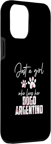 Miniatura 3 de Funda para iPhone 13 Pro Max Just a girl who loves her dogo argentino