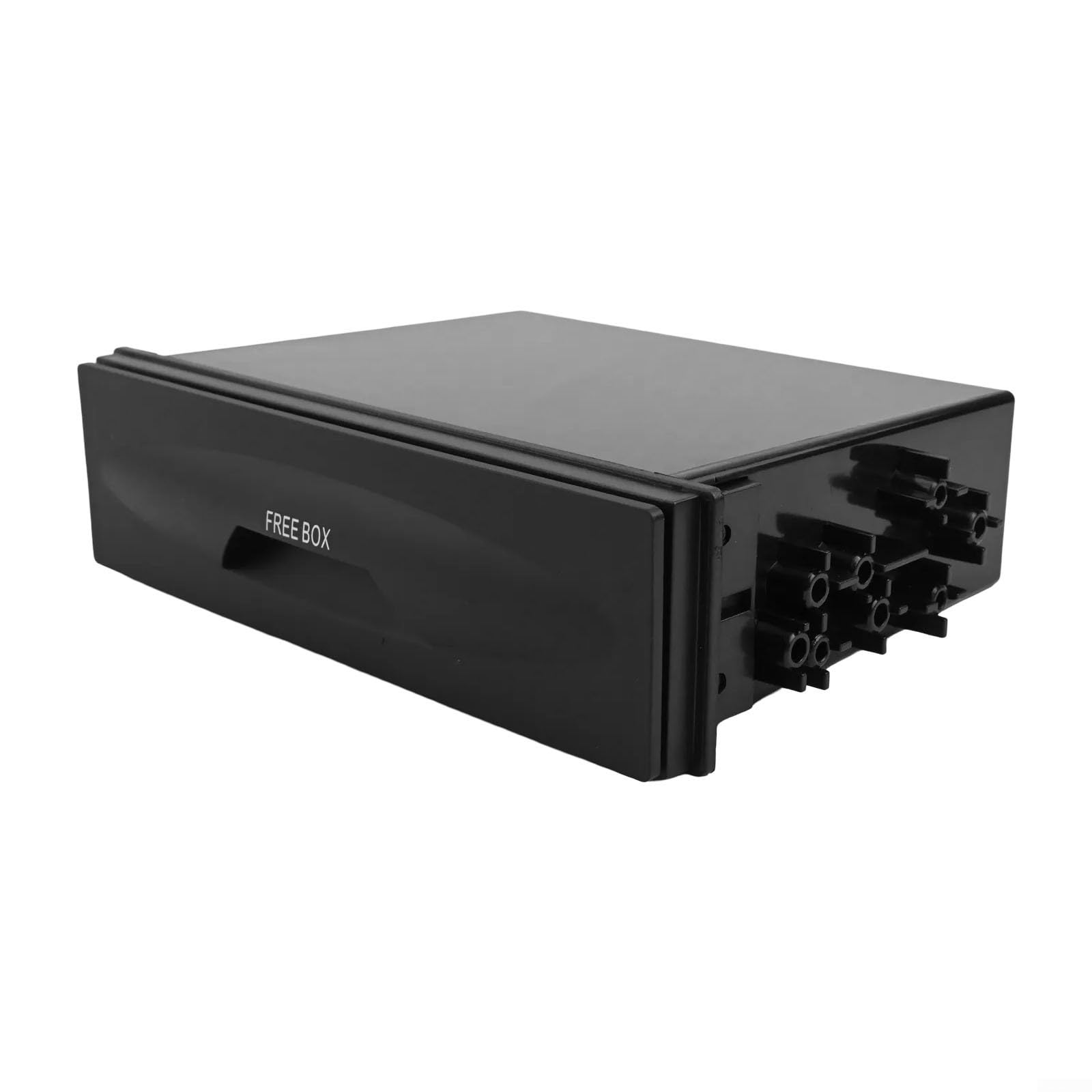Cassetto portaoggetti per auto, per conversione audio stereo 1 DIN e refitting