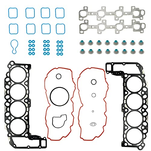 Image of HGS1101 MLS Cylinder Head Gasket Set Compatible with 2004-2007 Dodge Ram 1500 Durango 2007 Chrysler Aspen 06 07 Jeep Commander 2004-2007 Jeep Grand Cherokee 4.7L SOHC 16v