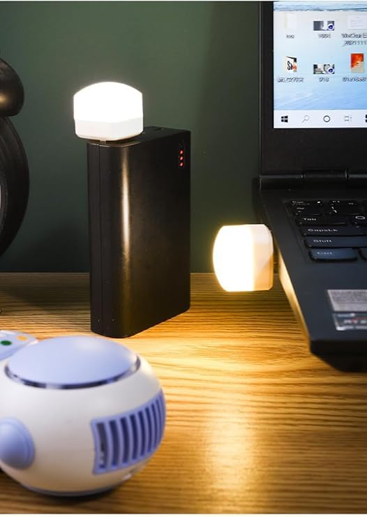 10PCS Night Light LED Mini Light Bulb Plug in Night Light Small Night Lights Warm White USB Light — view 5