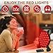 QEMAUUA Cat-Face Red Light Therapy Lamp – 460 nm & 850 nm Infrared Panel, 185-LED red-Light Device with 5 Brightness Levels and Adjustable Angle for Easy use at Home or in The Office.